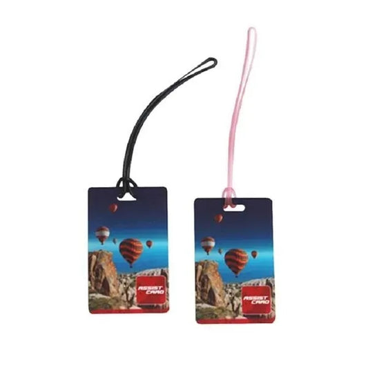 PVC luggage Tag with UV Print Custom Logo