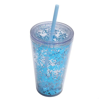 16oz Transparent sheet double thickened plastic cup