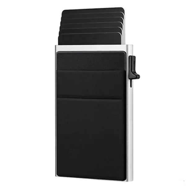 Card holder of metal