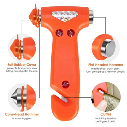 Car Window Emergency Breaker Hammer with Seatbelt Cutter