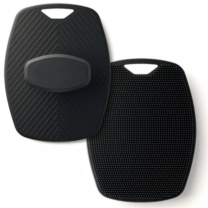 Portable silicone shower brush