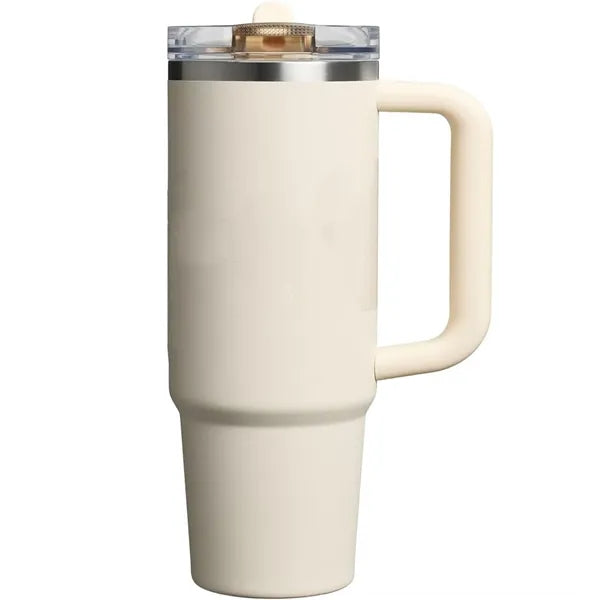 30Oz Flip Straw Tumbler Insulated Stainless Steel Cup