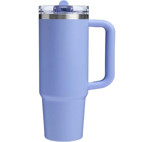 30Oz Flip Straw Tumbler Insulated Stainless Steel Cup