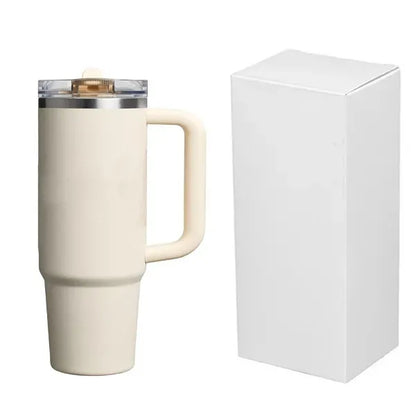 30Oz Flip Straw Tumbler Insulated Stainless Steel Cup