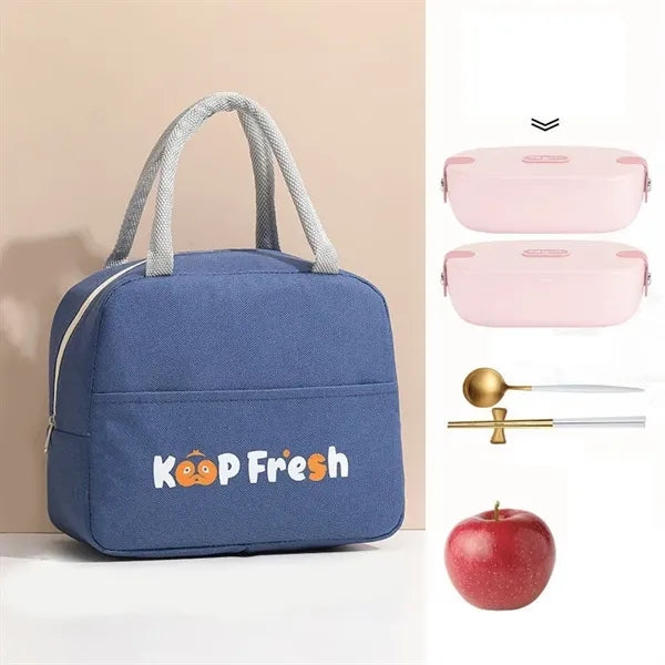 Waterproof Canvas Lunch Tote