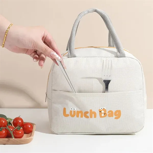 Waterproof Canvas Lunch Tote