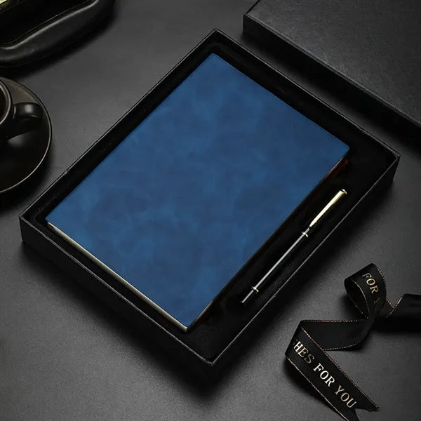 A5 PU Leather Notebook Pen Gift Set