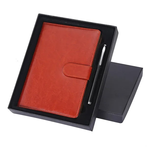 A5 PU Leather Notebook Pen Gift Set