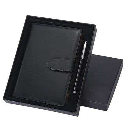 A5 PU Leather Notebook Pen Gift Set