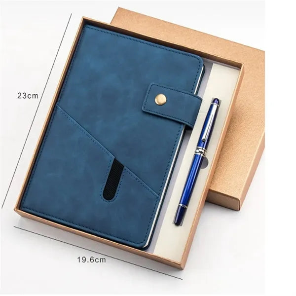 A5 PU Leather Notebook Pen Gift Set