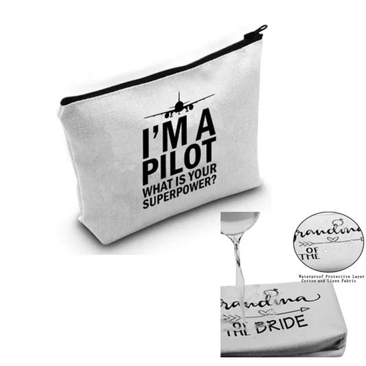 Canvas Makeup Bag