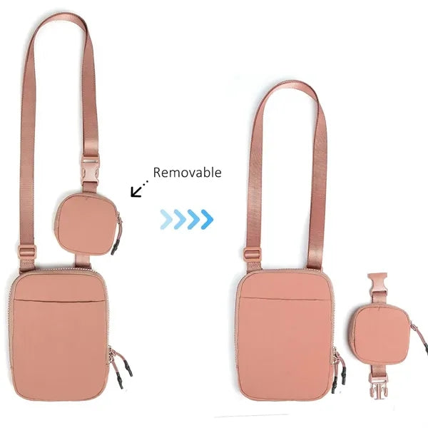 Unisex Nylon Crossbody Belt Bag