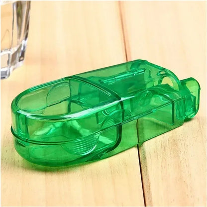 Cutter Splitter w/ Dispenser for Cutting Pills in Half