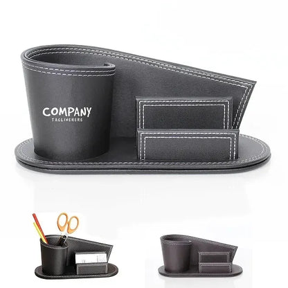 Desktop Stationery Caddy Business Card Holder Stand