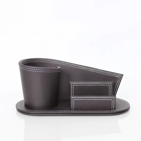 Desktop Stationery Caddy Business Card Holder Stand
