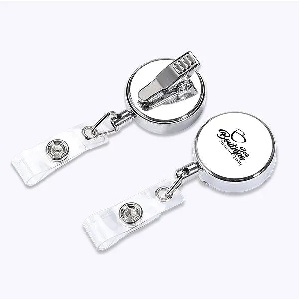 Office Retractable Nurse ID Badge Reel Holder with Belt Clip