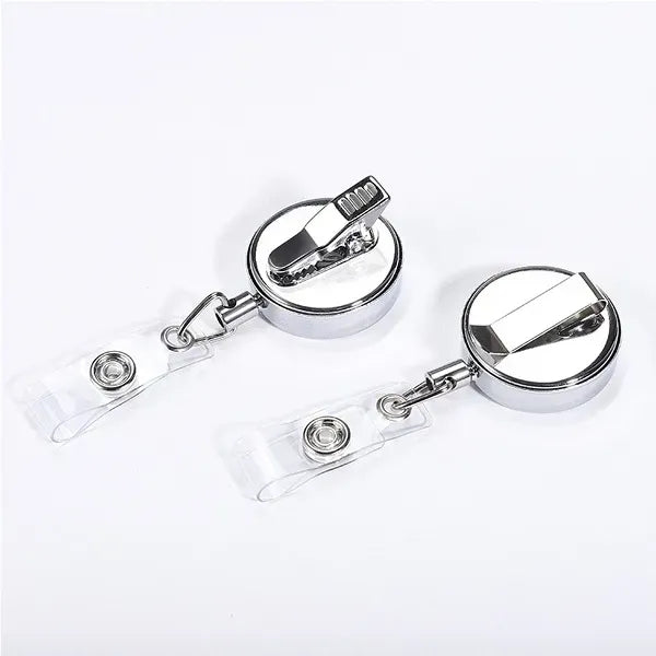 Office Retractable Nurse ID Badge Reel Holder with Belt Clip