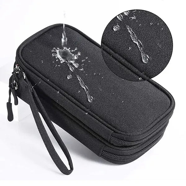 Travel Cable Organizer Pouch Carrying Kit Electronics
