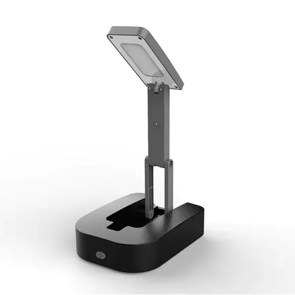 Compact Tool Kit with Foldable LED Work Lamp