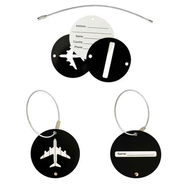 Metal Loop Luggage Tag