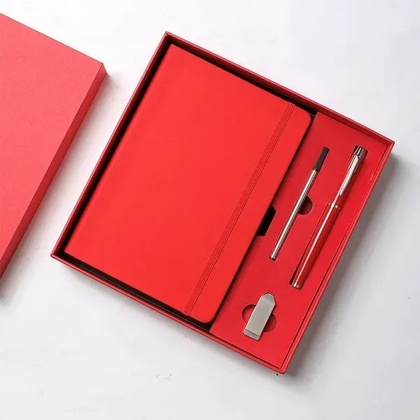 Notebook Gift Set w/ Pen USB Drive Business Office Journal