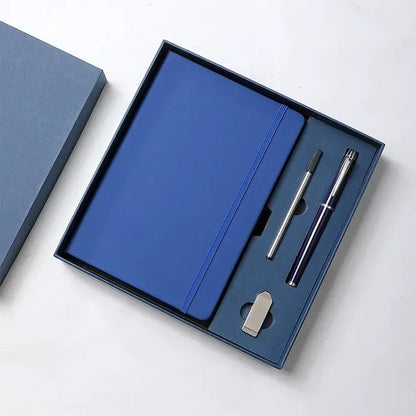 Notebook Gift Set w/ Pen USB Drive Business Office Journal