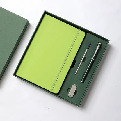 Notebook Gift Set w/ Pen USB Drive Business Office Journal