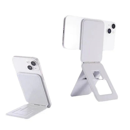 Magnetic Phone Stand Anti-fouling Leather Angle Adjustment