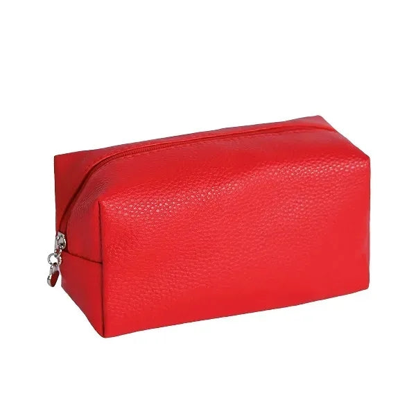Portable Waterproof PU Leather Travel Toiletry Makeup Bag