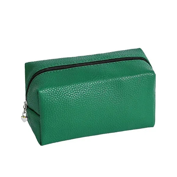 Portable Waterproof PU Leather Travel Toiletry Makeup Bag