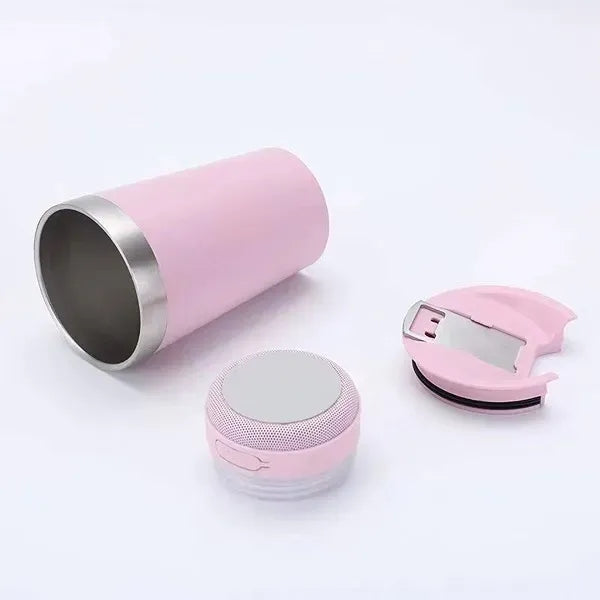Stainless Steel Bluetooth Speaker Vacuum Insulated Travel Mu