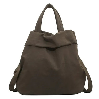 Casual Lightweight Canvas Tote Shoulder Crossbody Bag