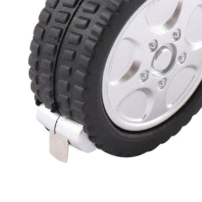 Tire Design Mini Steel Tape Measure Keychain