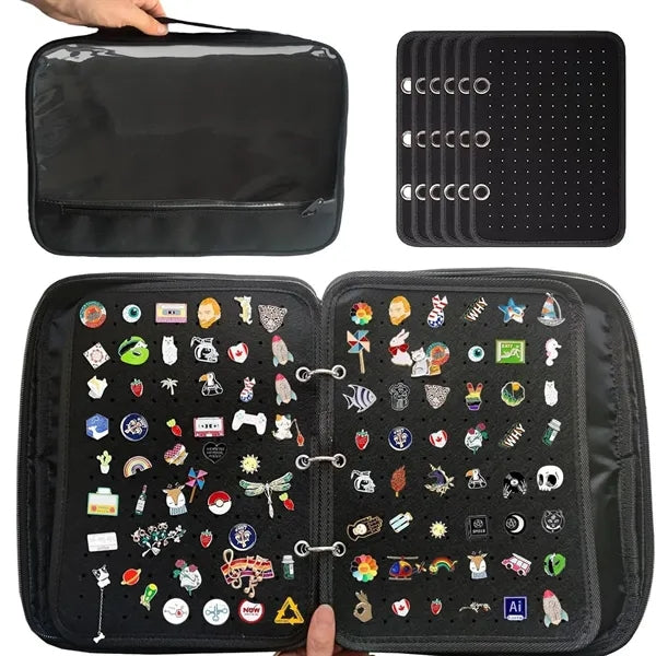 Pins Collection Storage Organizer Case