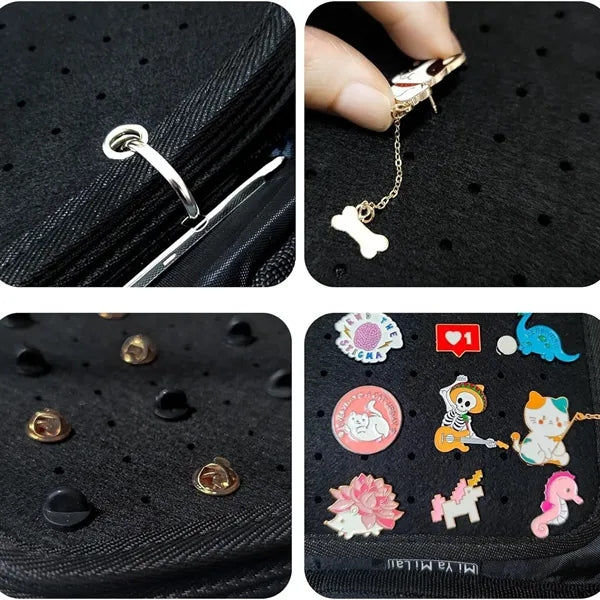Pins Collection Storage Organizer Case