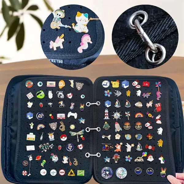 Pins Collection Storage Organizer Case