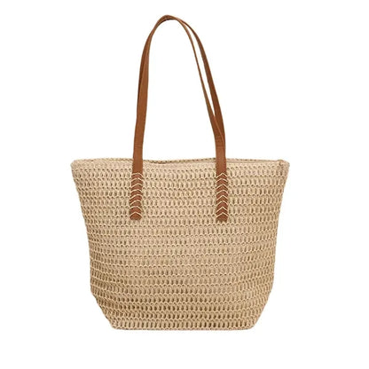 Woven Large Capacity Tote Bag