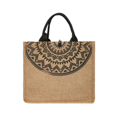 Large Capacity Linen Tote Bag