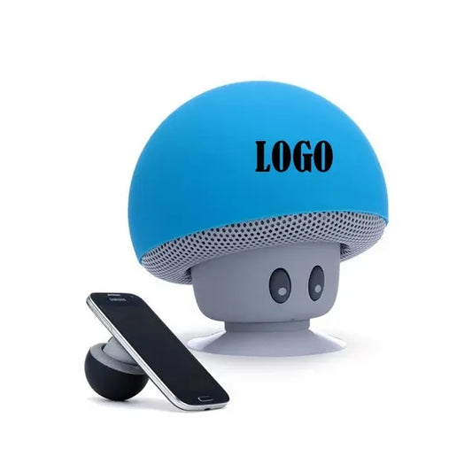 2 in 1 Small Mushroom Head Bluetooth Speaker Phone Stand