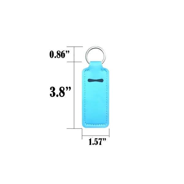 Keychain Lipstick Lip Balm Holder