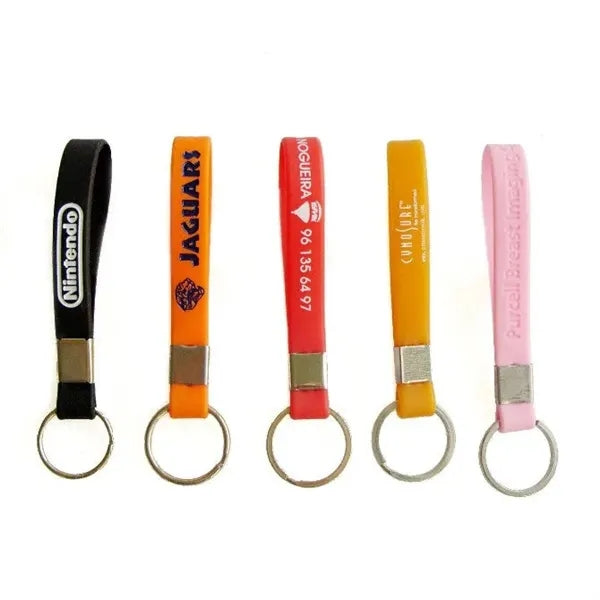 Silicone Keychain Debossed