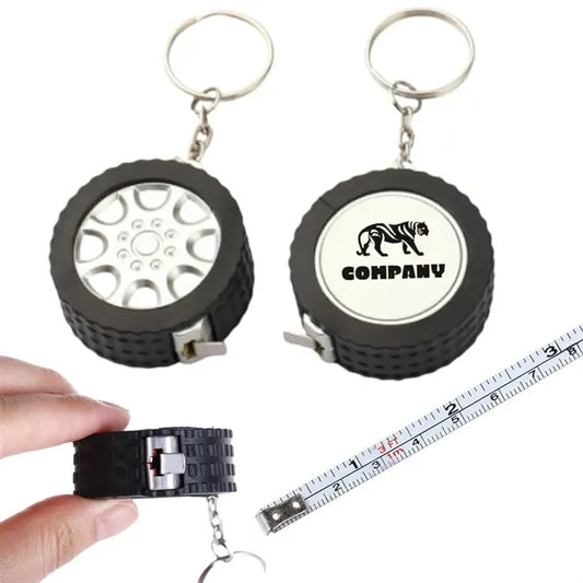 Mini Steel Tape Measure Keychain
