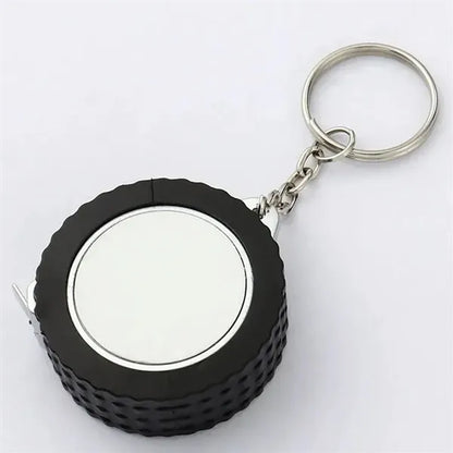 Mini Steel Tape Measure Keychain