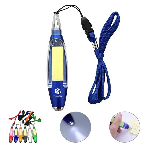 School Office Supplies Led Ballpoint Pen With Sticky Notes