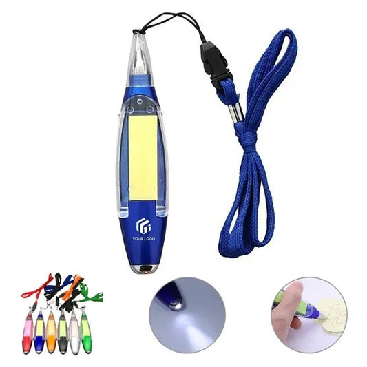School Office Supplies Led Ballpoint Pen With Sticky Notes