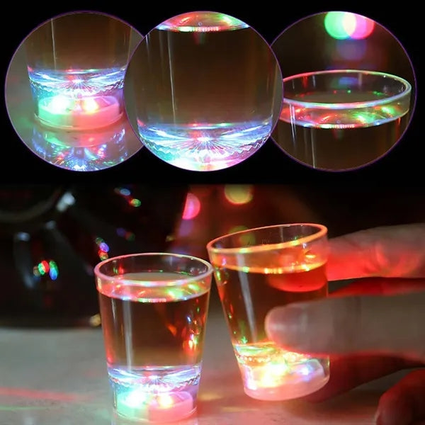 LED Glow Party Camping Favors Decorations Light Up Shot Cup