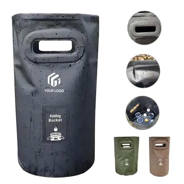 Portable Camping Fishing Car Collapsible Bucket with Handle