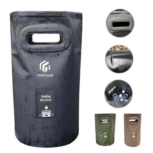 Portable Camping Fishing Car Collapsible Bucket with Handle