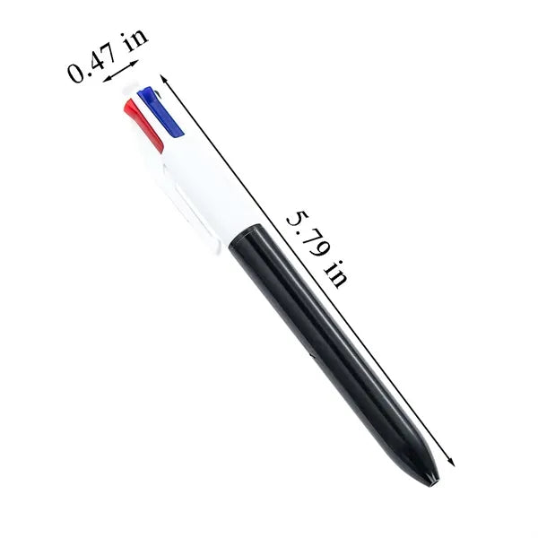 School Supplies 4-in-1 Multicolor Retractable Ballpoint Pen