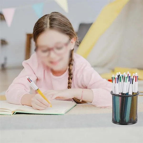 School Supplies 4-in-1 Multicolor Retractable Ballpoint Pen